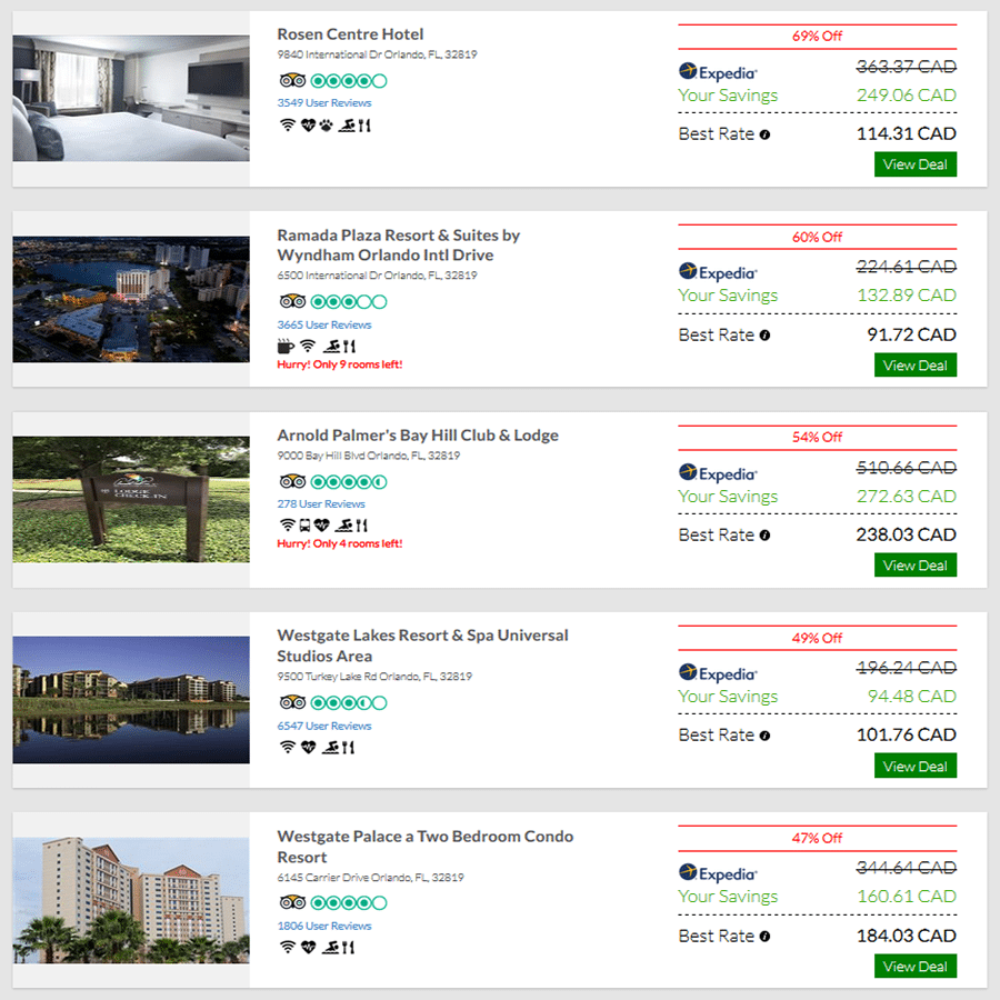 2020 Orlando Hotel Discounts