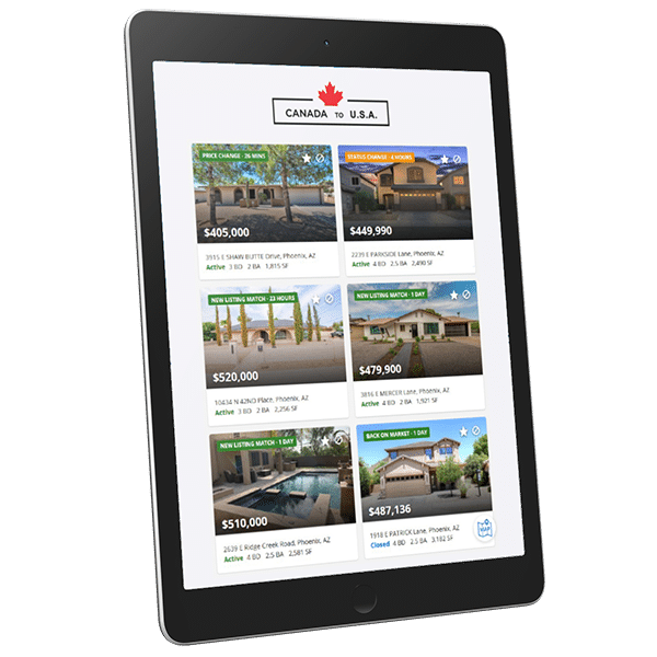 Arizona Real Estate New Listing Subscription